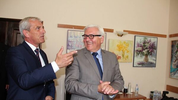 визит в Тирасполь главы МИД Германии и действующего председателя ОБСЕ  Штайнмайера - Sputnik Молдова