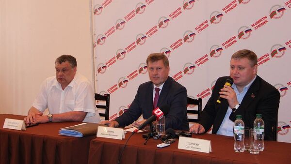 Визит в Приднестровье делегации Новосибирска во главе с мэром Анатолием Локоть - Sputnik Молдова