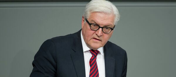 Germany's Foreign Minister Frank-Walter Steinmeier delivers a speech at the lower house of parliament Bundestag in Berlin, November 26, 2014. - Sputnik Молдова