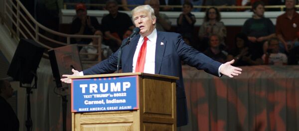 Кандидат в президенты США от Республиканской партии Дональд Трамп в штате Индиана - Sputnik Moldova