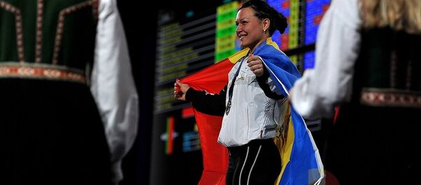 Молдавская тяжелоатлетка Наталья Прищепа Молдавская тяжелоатлетка Наталья Прищепа - Sputnik Молдова