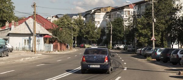 Stradă din Piatra-Neamț - Sputnik Moldova-România