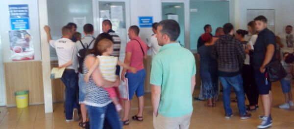 Coadă pașapoarte - Sputnik Moldova-România