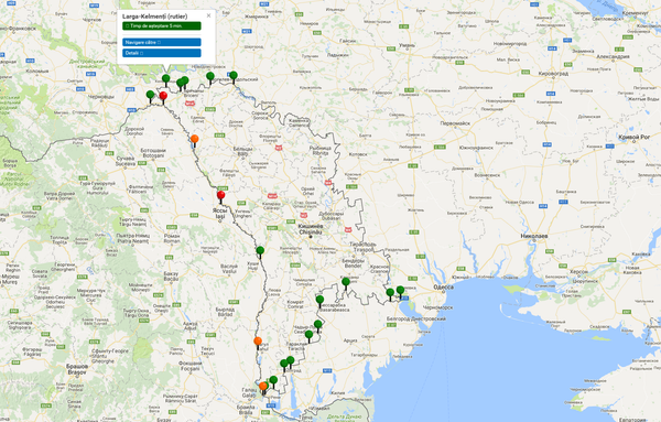 Hartă interactivă - Sputnik Moldova