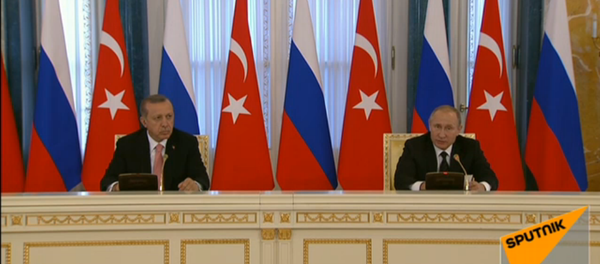 Совместная пресс-конференция Путина и Эрдогана в Петербурге - Sputnik Молдова
