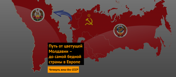 Путь от цветущей Молдавии –  до самой бедной страны в Европе - Sputnik Молдова