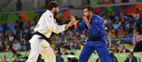 Молдавский дзюдоист Валериу Думиникэ Молдавский дзюдоист Валериу Думиникэ - Sputnik Moldova