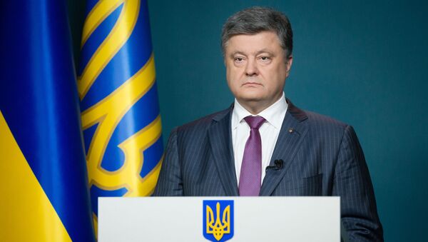 Обращение президента Украины Петра Порошенко - Sputnik Moldova-România