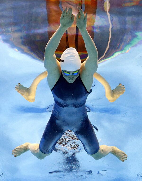 Înotătoarea din Irlanda Fiona Doyle înproba bras 200 m femei. - Sputnik Moldova-România