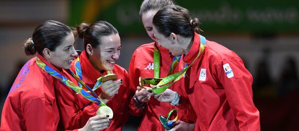 Сборная Румынии по фехтованию на шпагах - Sputnik Молдова