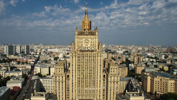 Здание министерства иностранных дел России в Москве. - Sputnik Moldova-România