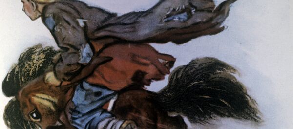 Иллюстрация к сказке Конек-Горбунок - Sputnik Молдова