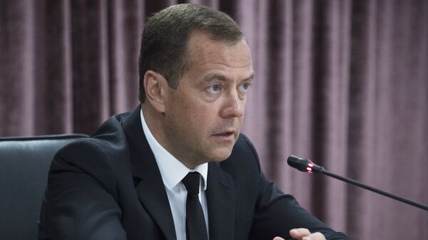 Prim-ministrul Rusiei, Dmitri Medvedev - Sputnik Moldova-România