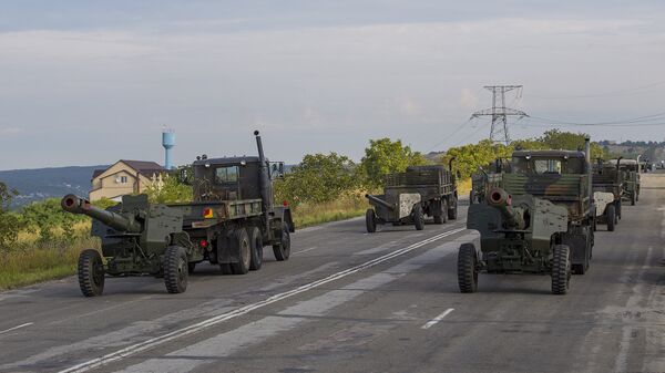 Armata Națională - tunuri - Sputnik Moldova