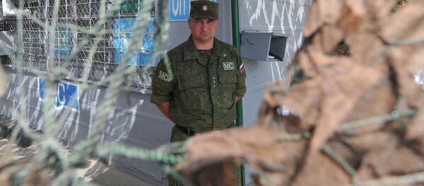 Блокпост российских миротворцев на въезде в город Бендеры - Sputnik Moldova