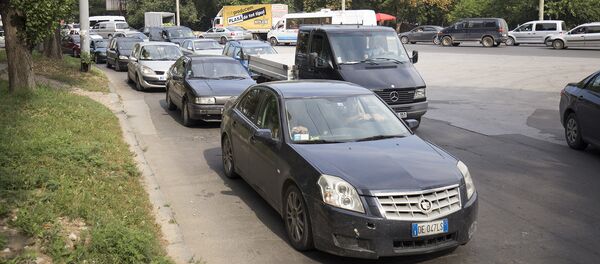 Пробки Кишинева, машины Пробки Кишинева, машины - Sputnik Молдова