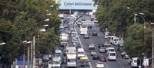 Пробки Кишинева - Sputnik Moldova-România