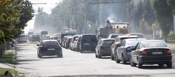 Ремонт на бульваре Штефана чел Маре - Sputnik Молдова