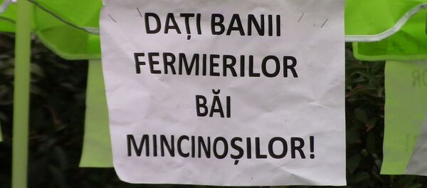 Fermierii au reînceput greva foamei în faţa Guvernului - Sputnik Moldova-România