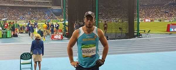 Молдавский молотобоец Сергей Маргиев - Sputnik Молдова