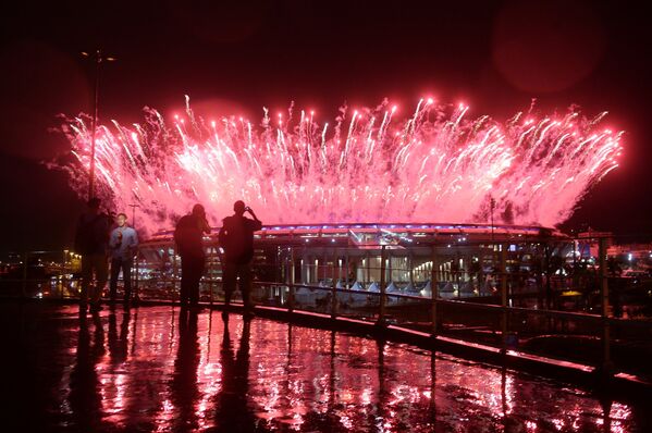 Церемония закрытия XXXI летних Олимпийских игр в Рио-де-Жанейро - Sputnik Молдова