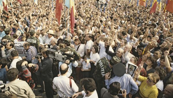 Митинг в честь признания независимости Республики Молдовы - Sputnik Moldova