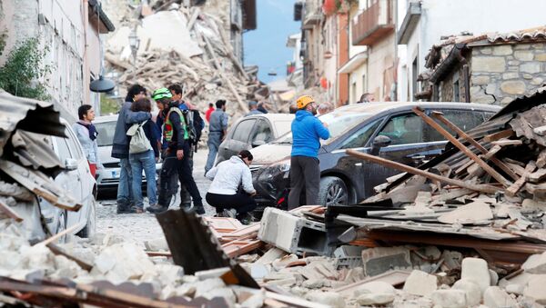 Cutremur devastator în Italia - Sputnik Moldova