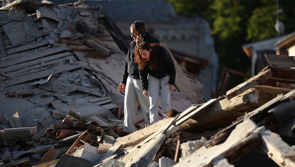 Cutremur devastator în Italia - Sputnik Молдова