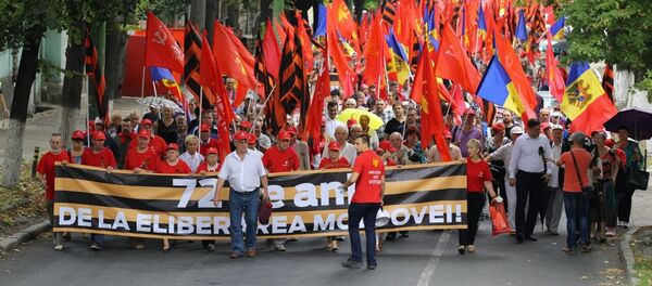 Марш победы в Кишиневе Марш победы в Кишиневе - Sputnik Молдова