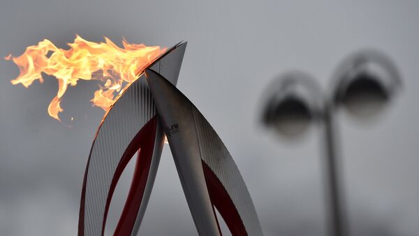 Факел во время эстафеты - Sputnik Moldova