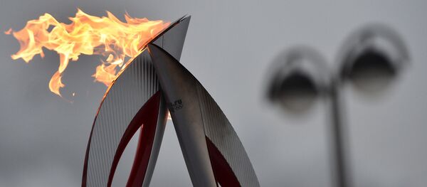 Факел во время эстафеты - Sputnik Moldova