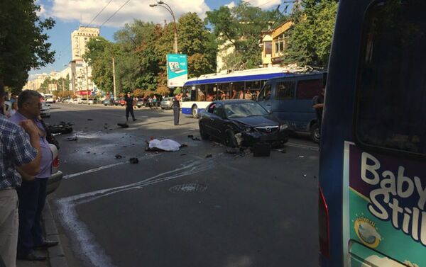 ДТП в Кишиневе, погиб мотоциклист - Sputnik Молдова