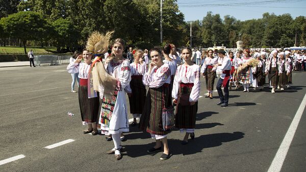 парад в Кишиневе,25 лет независимости - Sputnik Молдова
