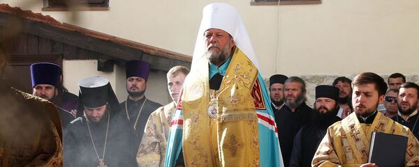 Митрополит Владимир на богослужении Митрополит Владимир на богослужении - Sputnik Молдова