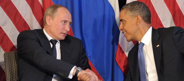 Президент РФ В.Путин встретился с президентом США Б.Обамой Президент РФ В.Путин встретился с президентом США Б.Обамой - Sputnik Молдова