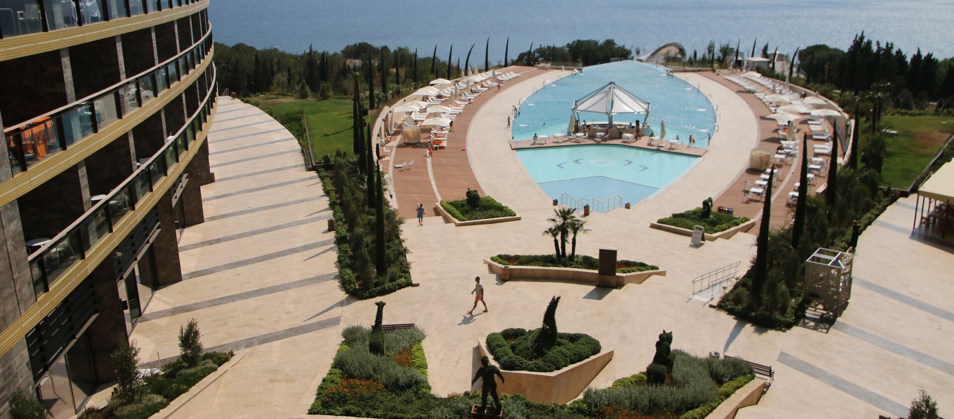 Complexul de odihnă Mriya Resort & Spa din orașul Ialta (Crimeea) - Sputnik Moldova-România, 1920, 26.12.2016