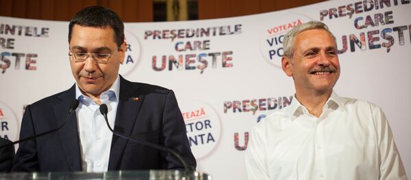Victor Ponta și Liviu Dragnea - Sputnik Moldova-România
