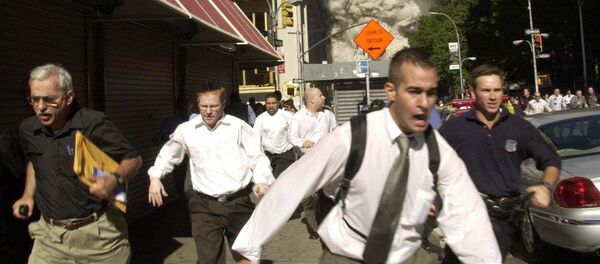 На месте теракта 11 сентября 2001 года в Нью-Йорке. Фотография Сьюзанн Планкет. Архивное фото - Sputnik Молдова