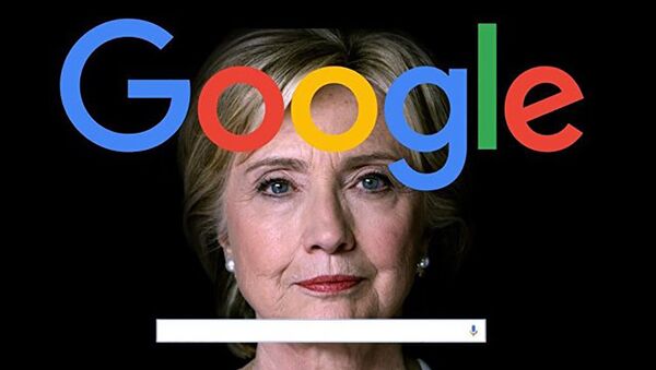 Google подыгрывает Хиллари Клинтон - Sputnik Moldova-România
