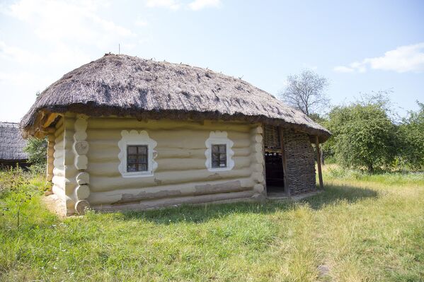 Locuinţă rurală, sfârșitul sec. XIX, regiunea Cernigov. - Sputnik Moldova