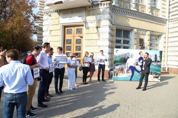 Protest anti-Chirtoacă Protest anti-Chirtoacă - Sputnik Moldova