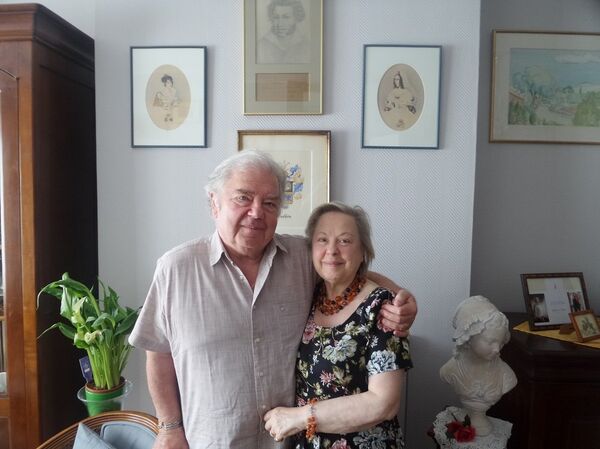 Александр Александрович Пушкин и Мари-Мадлен Дурново-Пушкина  - Sputnik Молдова