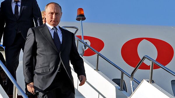Владимир Путин прибыл в Кыргызстан - Sputnik Moldova