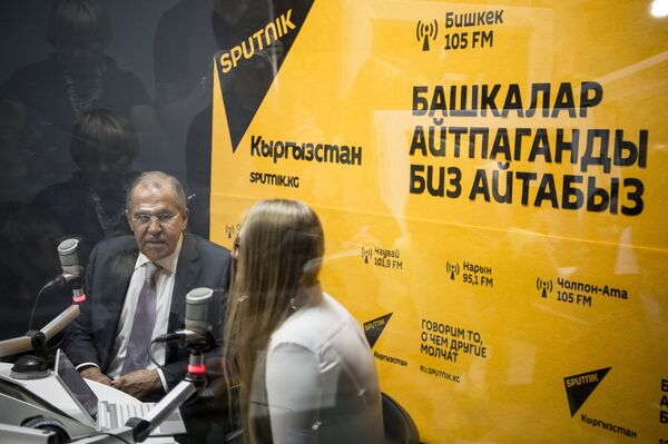 Ministrul de externe al FR a participat la inaugurarea centrului redacţional Sputnik Kârgâzstan de la Bişkek Ministrul de externe al FR a participat la inaugurarea centrului redacţional Sputnik Kârgâzstan de la Bişkek - Sputnik Moldova