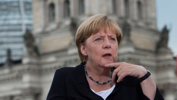 Bundeskanzlerin Angela Merkel im ARD-Sommerinterview - Sputnik Moldova-România