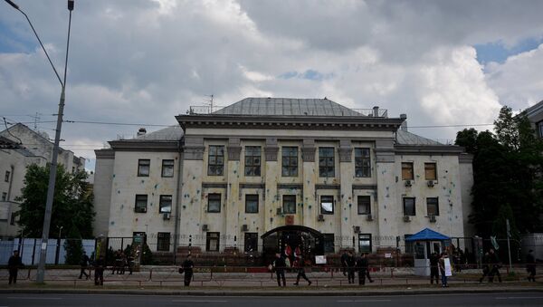 Здание посольства России на Украине в Киеве - Sputnik Молдова