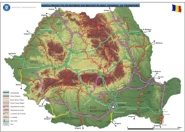 Карта дорожных проектов Румынии - Sputnik Молдова