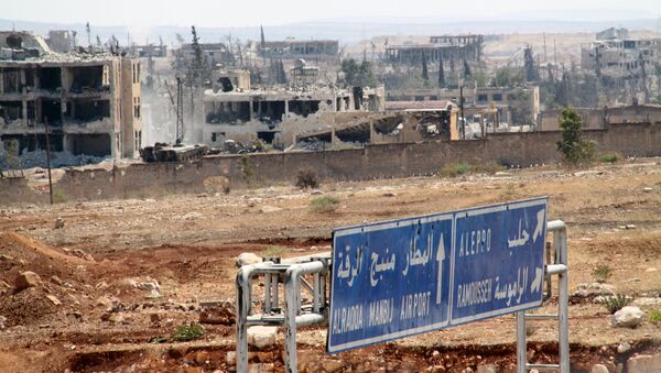 Территория военных училищ, которая была освобождена сирийской армией от боевиков - Sputnik Молдова