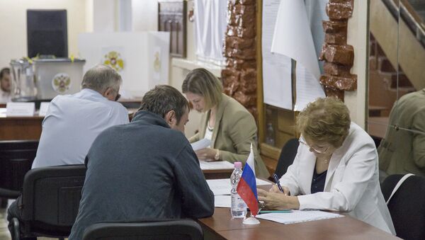 В Кишиневе граждане РФ голосуют на выборах в Госдуму - Sputnik Молдова
