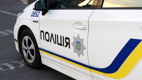 Автомобиль сотрудников Украинской полиции - Sputnik Молдова